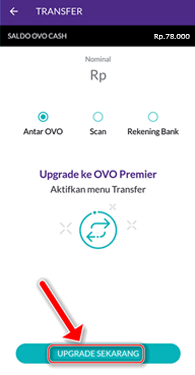 Cara Upgrade Akun OVO Premier